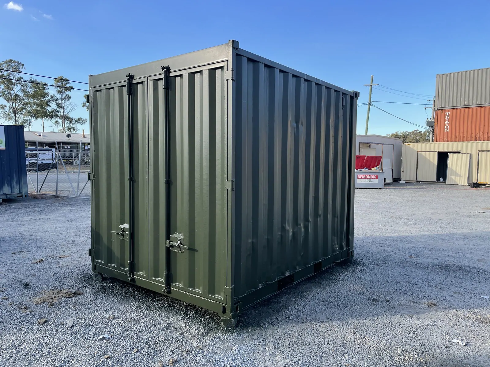 Shipping container guides